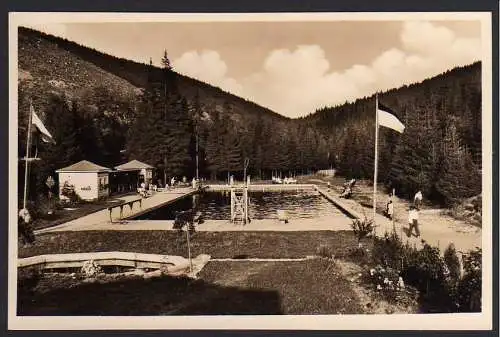 54525 AK Wildemann i. Oberharz Badeanstalt Schwimmbad um 1935