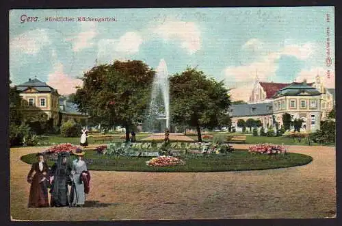 54501 AK Gera Fürstlicher Küchengarten 1912