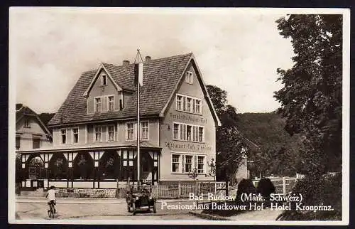 54563 AK Bad Buckow Hotel Kronprinz Restaurant 1934 Restauration Gasthof