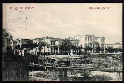 54693 AK Ostseebad Ahlbeck Villenpartie Ostende 1907