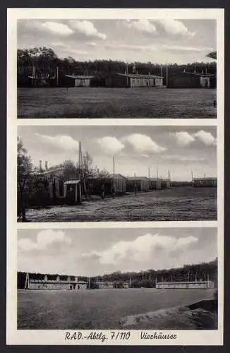 54648 AK Walbrzych Waldenburg Schlesien RAD Abtlg. 7/110 Vierhäuser um 1940