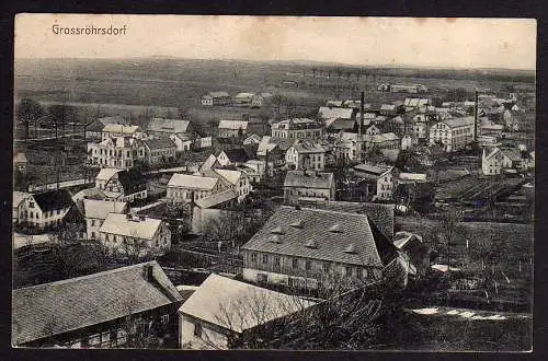 55155 AK Großröhrsdorf 1916 Bahnpost Dresden - Lübbenau