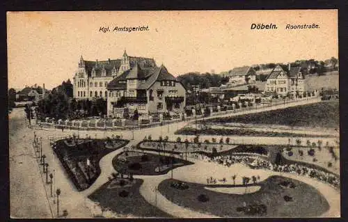 55330 AK Döbeln Roonstraße Kgl. Amtsgericht um 1925