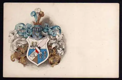 55090 AK Studentika vera amicitia schönes Wappen 1900