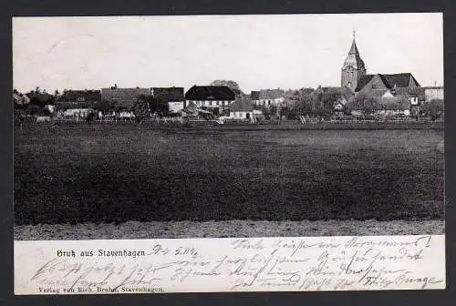 56177 AK Stavenhagen 1904 Panorama