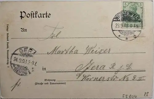 55804 AK Weißenfels Saale Fähre 1903