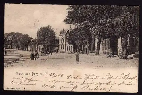 55661 AK Burg auf Fehmarn 1904 Am Markt