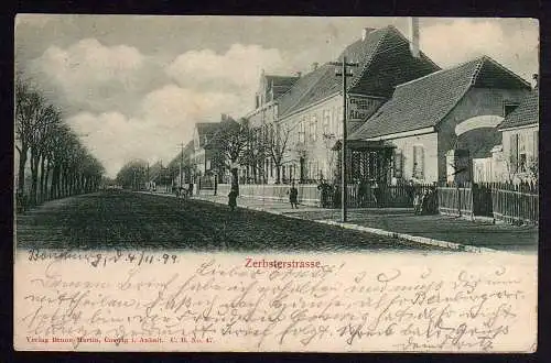 56045 AK Coswig Bernburg Köthen Zerbsterstraße Gasthof zum Adler 1899
