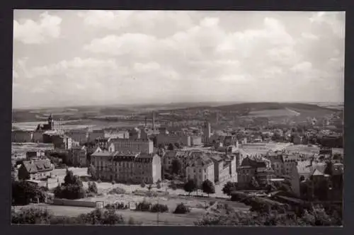 55680 AK Plauen Vogtl. Blick vom Bärenstein 1957