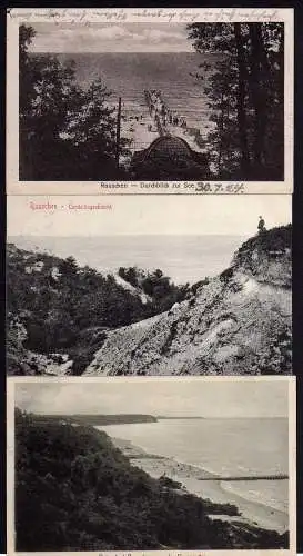 55965 3 AK Rauschen Samland Ostpreußen Cordollingschlucht 1909 Venusspitze