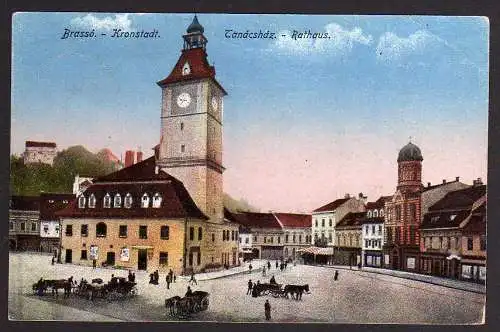 55924 AK Brasso Kronstadt Rathaus Tanacshaz 1918