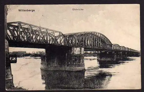 56412 AK Wittenberge Bz. Potsdam Elbbrücke 1916