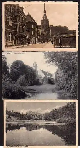 56479 AK Fischbrutanstalt bei Itzehoe Schloß Breitenburg 1909 Mittel Straße 1940