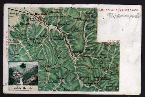 56421 AK Griesbach Wilde Rench Oppenau Oberkirch vor 1906
