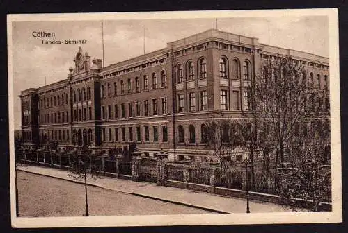 56491 AK Cöthen Landes Seminar 1919 Köthen