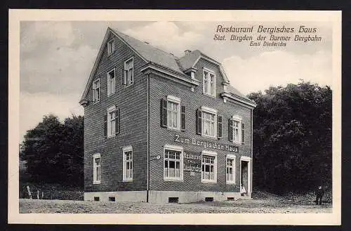 56695 AK Barmen um 1910 Restaurant Berg. Haus Stat. Birgden der Barmer Bergbahn