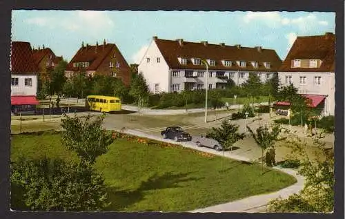 56299 AK Itzehoe Tegelhörn Ostlandplatz 1968 gelber Bus
