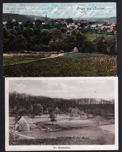 56484 2 AK Buckow 1921 Bukowsee 1931