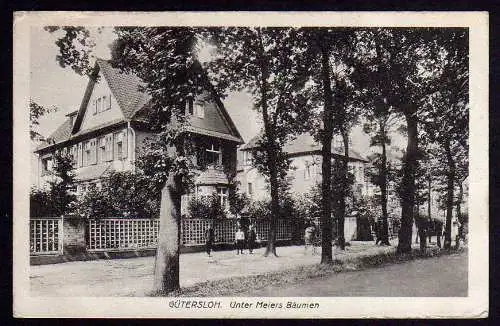 56257 AK Gütersloh Villa Unter Meiers Bäumen 1918 Feldpost