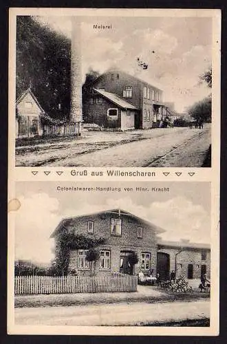 56366 AK Willenscharen Meierei Colonialwaren Handlung Hinr. Kracht