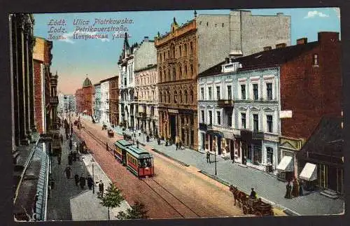 56739 AK Lodz Lodsch Petrikauerstraße 1915 Feldpost
