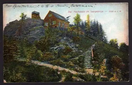 56825 AK Hochstein Isergebirge 1910
