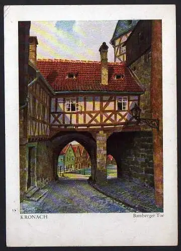 57173 AK Kronach Bamberger Tor 1936