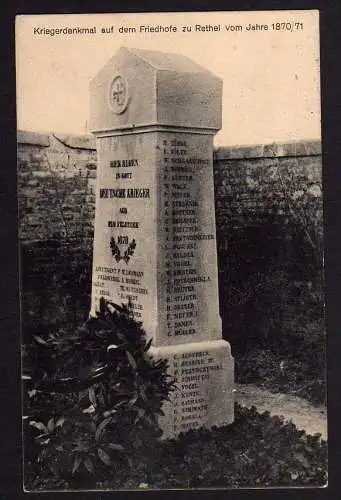 57084 AK Rethel Kriegerdenkmal 1915 Feldpost