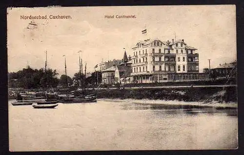 56837 AK Cuxhaven Hotel Continental 1922