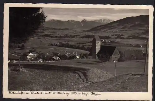 57147 AK Mittelberg bayr. Allgäu 1936
