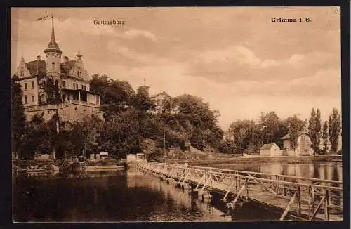 57144 AK Grimma i.Sa. Gattersburg 1909