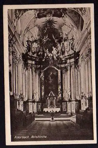 57339 AK Amorbach Miltenberg Abteikirche 1919