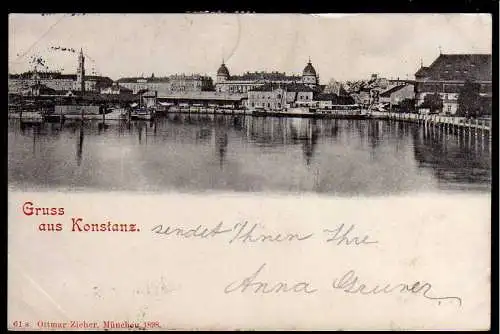57276 AK Konstanz 1898 Nachporto Marken Schweiz