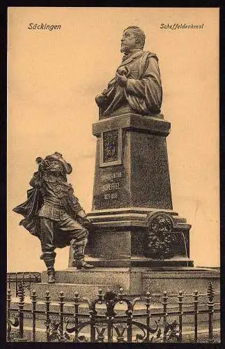 57830 AK Säckingen Scheffeldenkmal um 1910