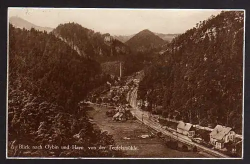 57463 AK Oybin 1928 Hayn Teufelsmühle