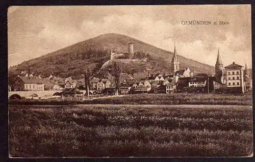 57344 AK Gemünden am Main 1920
