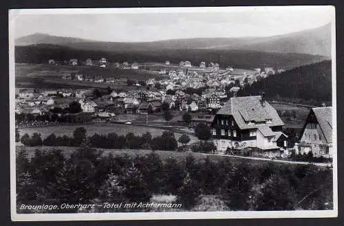 57794 AK Braunlage Oberharz Total mit Achtermann um 1930