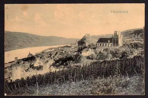 57914 AK Oberwesel ungelaufen um 1910