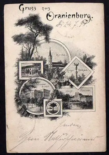 58087 AK Oranienburg 1899