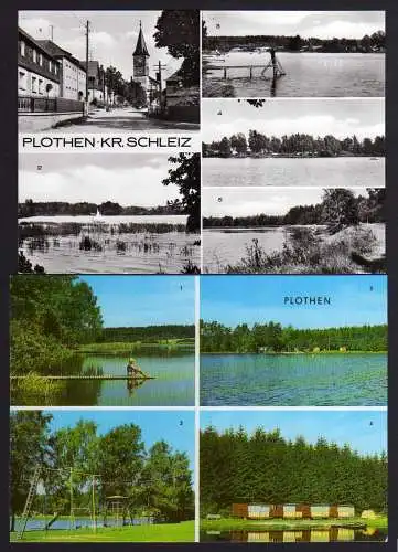 57901 2 AK Plothen Kr. Schleiz Fürstenteich Hausteich Starenteich Anlagen a.d. Z