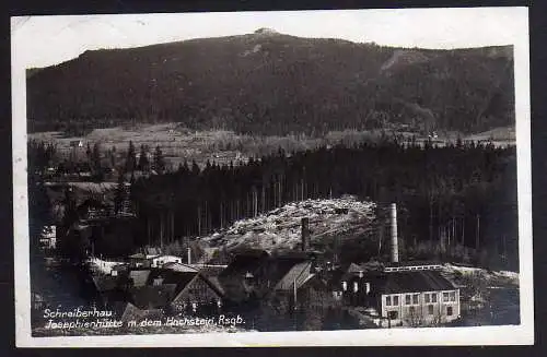 57985 AK Schreiberhau Josephienhütte m. dem Hochstein Riesengebirge 1928