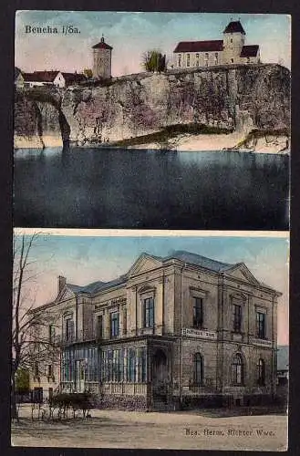 58497 AK Beucha Gasthaus zum Feldschlösschen ca. 1920