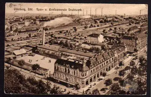 58342 AK Bohumin Oderberg Bhf. 1917 Spar- u. Konsumverein Drahtwerk