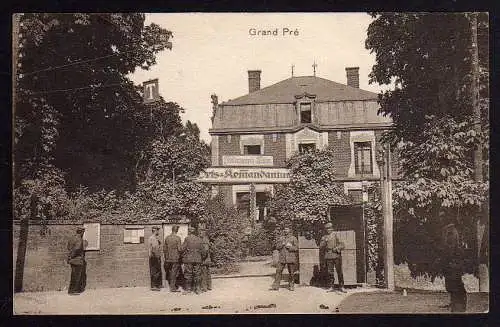 58399 AK Grand Pre Belgien 1915 Feldpost Orts Kommandantur Feldfernsprech