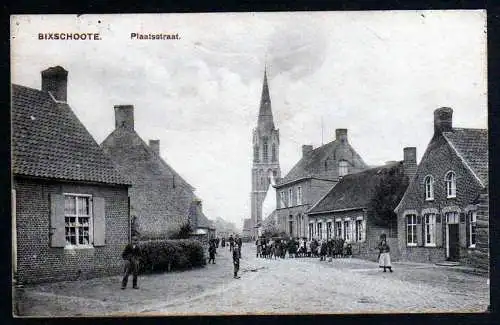 58387 AK Bixschoote Langemarck 1916 Plaatsstraat