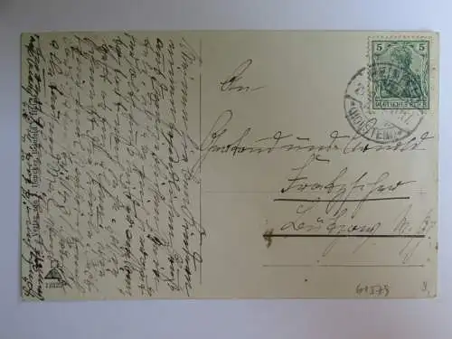 61579 AK Reinfeld i. Holstein Promenade am kleinen See 1908