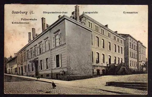 61128 AK Sarrebourg Saarburg Polizei Wache Bürgermeister Amt Amtsgericht Schule