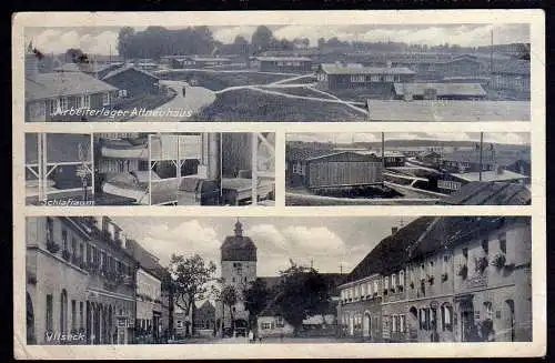 61043 AK Vilseck Cafe Hotel Arbeiterlager Altneuhaus 1914