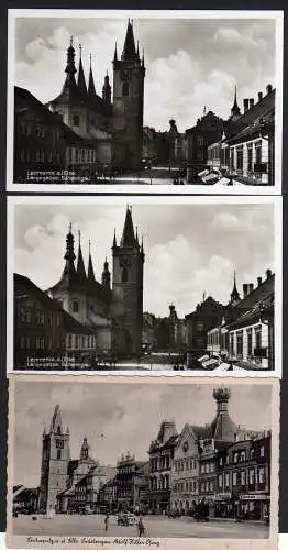 62057 3 AK Leitmeritz a. Elbe Sudetengau Ring Concordia Versicherung 1942