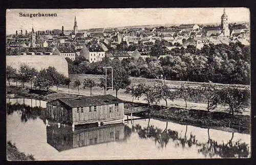 62658 AK Sangerhausen Feldpost um 1918 See Haus